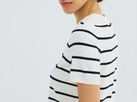 Базовый джемпер с коротким рукавом, Белый