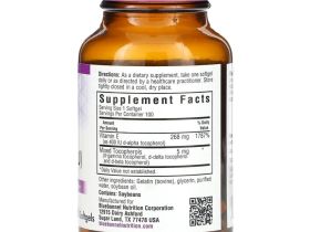Bluebonnet Nutrition, витамин E, 268 мг (400 МЕ), 100 капсул