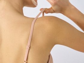 Базовый топ с вкладышами, Бежевый