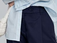 Брюки прямого кроя из хлопка