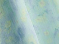 Шифоновое платье с принтом, Зеленый