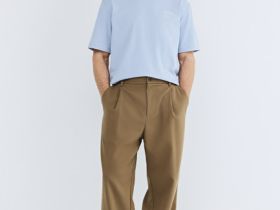 Футболка с принтом, Голубой