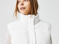 Женский жилет Lacoste с наполнением из смеси пуха и пера