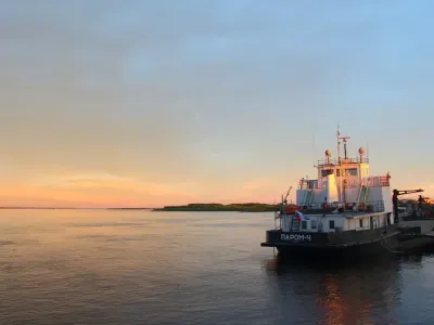 В Якутии благоустраивают территорию паромной переправы Якутск — Нижний Бестях