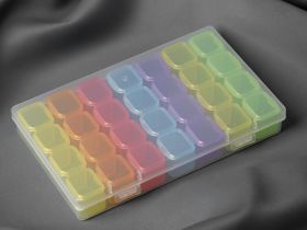 Контейнер для хранения nuance. 7 конт по 4 отд 17,5*10,5*2,5 см