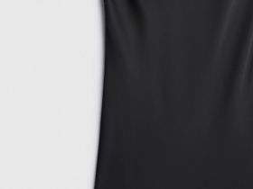 Платье из сатина, Черный