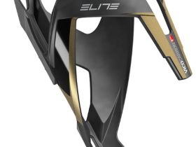 Флягодержатель Elite Vico Carbon (карбон / золотой)