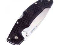Нож складной Cold Steel Voyager Large Drop Plain Edge, сталь Aus-10A, рукоять Griv-Ex, черный