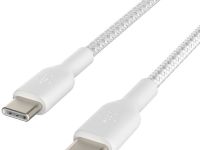 Кабель Belkin BoostCharge Braided USB-C - USB-C, 1 м, нейлон белый