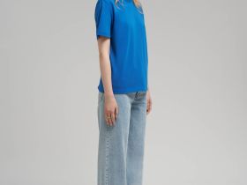 Удлиненная футболка прямого кроя