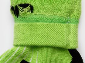 Термоноски трикотажные для девочек (низкие махровые)