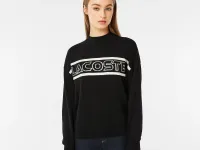 Женский свитер Lacoste с глубоким v-образным вырезом