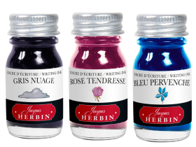 Чернила в банке Herbin, 10 мл, Cacao du Br?sil, Серо-коричневый