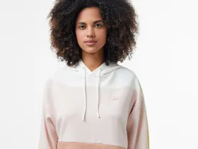 Женская толстовка Lacoste колор-блок с капюшоном