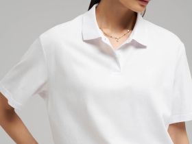 Поло свободного кроя из джерси