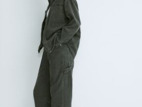 Вельветовые брюки Baggy для девочек, Серый