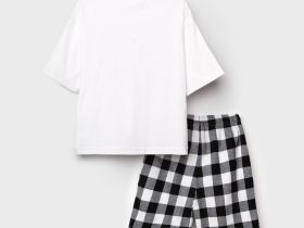 Комплект для мальчиков: фуфайка (футболка) трикотажная, шорты текстильные