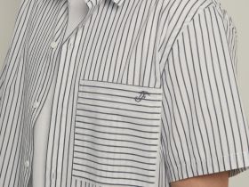 Рубашка с коротким рукавом свободного силуэта