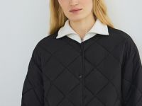 Лёгкая стёганая куртка, Черный