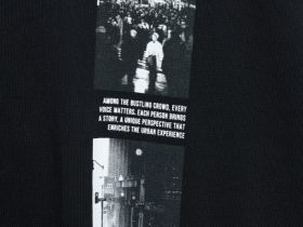 Футболка с принтом, Черный