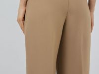 Широкие брюки, Бежевый