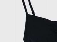 Базовый топ из полиамида, Черный