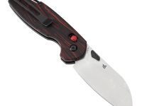 Складной нож Tenable Model 6, сталь 14C28N, рукоять G10 черно-красная