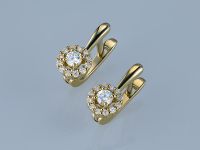 Серьги из желтого золота э0312сг02163200