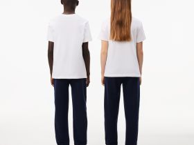 Детские флисовые спортивные брюки Lacoste