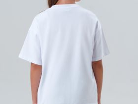 Фуфайка трикотажная для девочек (футболка), 2 шт в комплекте