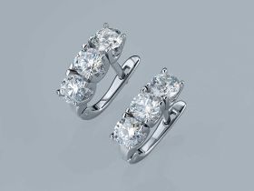 Серьги из белого золота э4712сг10220104