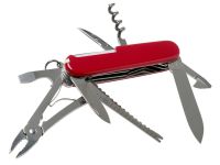 Нож перочинный Victorinox Angler, сталь X55CrMo14, рукоять Cellidor®, красный