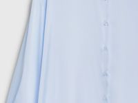 Блузка из сатина, Голубой