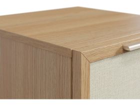 Тумба прикроватная Флавир 40x46 Рогожка Белый