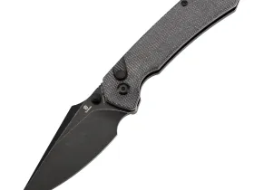 Складной нож Tenable Fenrir, сталь 14C28N, рукоять микарта, черный