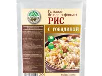 Консервы мясорастилельные стерилизованные рубленные "Каша рисовая с говядиной"