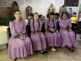 С многообразием культур через игры познакомились участники телемоста «Дети детям»