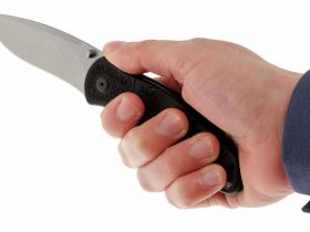 Полуавтоматический складной нож Kershaw Blur, сталь S30V, рукоять алюминий/Trac-Tec
