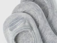 Подследники в рубчик, 3 пары, Серый