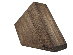 Подставка для ножей магнитная комбинированная Woodinhome KS016SOB, дуб, коричневый