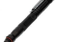 Тактическая ручка для выживания  с фонариком 11 в 1, розовая