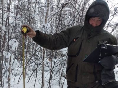 На территории нацпарка «Ленские столбы» идет зимний маршрутный учёт