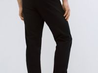 Базовые брюки-чиносы из твила, Черный