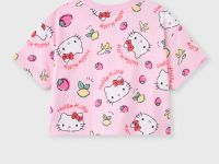 Розовая пижама с принтом Hello Kitty для девочки Глория Джинс