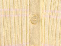 Вязаный джемпер с коротким рукавом для девочек, Желтый