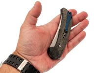 Складной нож Reate PL-7 сатин, сталь Nitro-V, рукоять микарта, черный