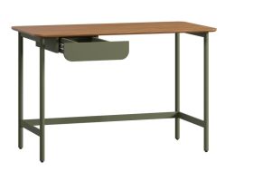 Письменный стол Дорис-2 120x60 Коричневый/Оливковый