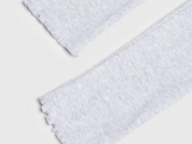 Легинсы в рубчик для девочек, Серый