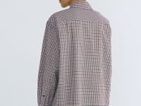 Рубашка в клетку виши, Бежевый