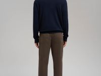 Джемпер-поло полуприлегающего кроя с шерстью